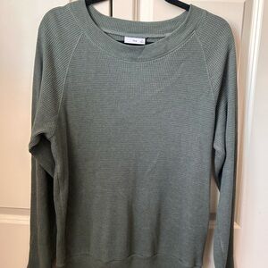 Aritzia Sage Green Crew Neck Sweater